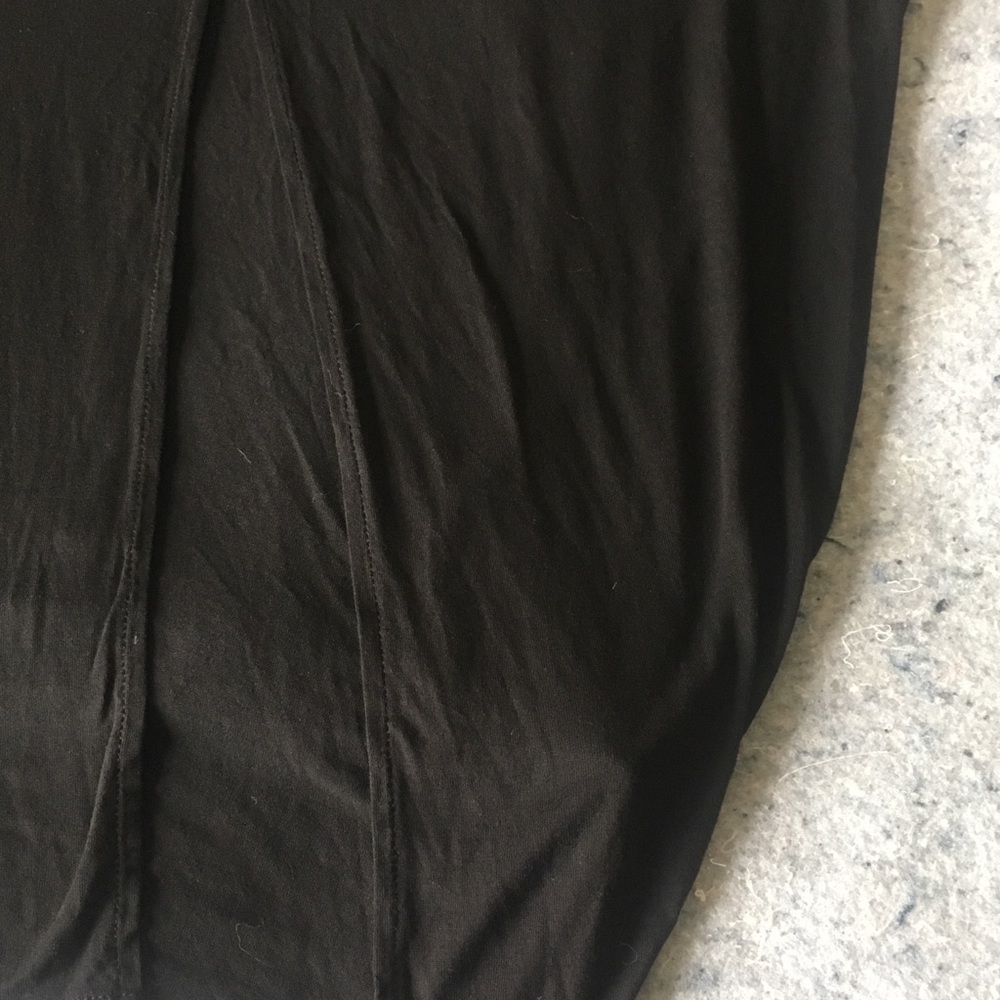 Asymmetrical cotton skirt